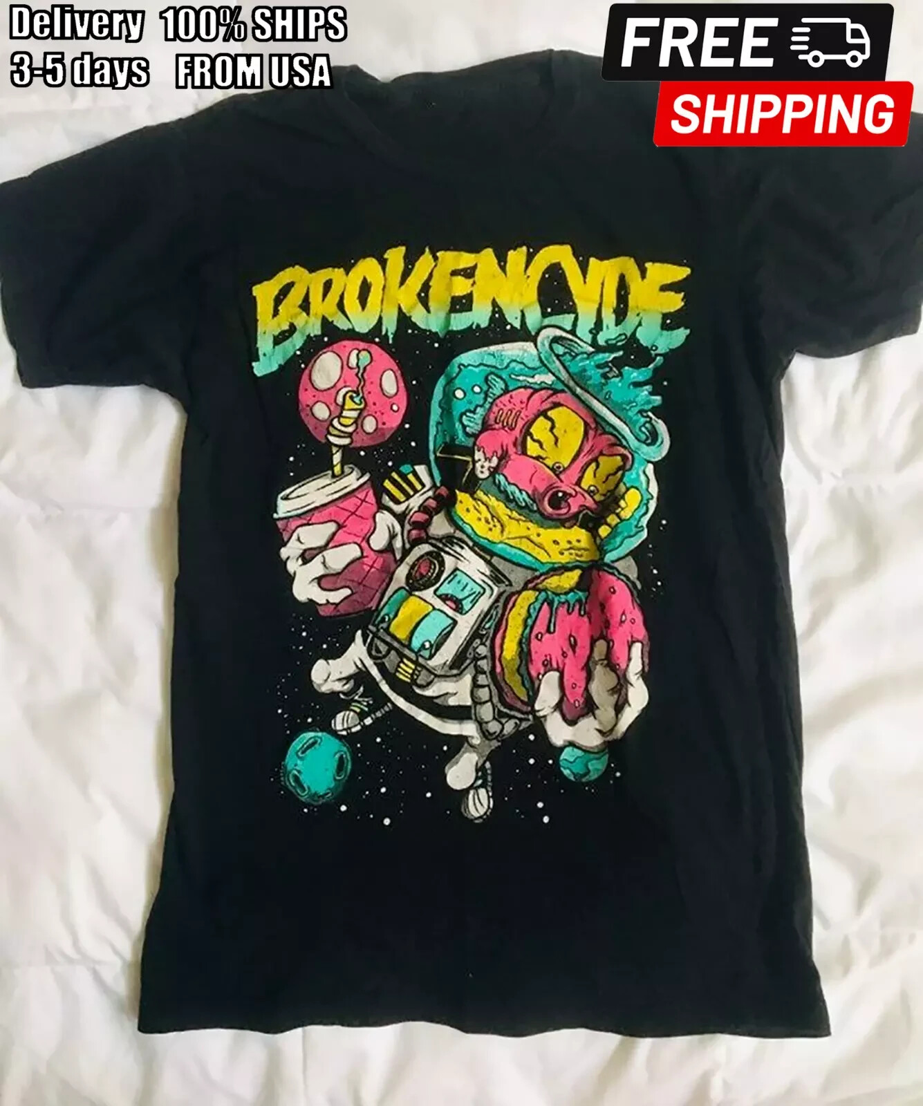 Rare BROKENCYDE Band Collection Gift For Fan All Size S to 5XL T-shirt TMB3194-image