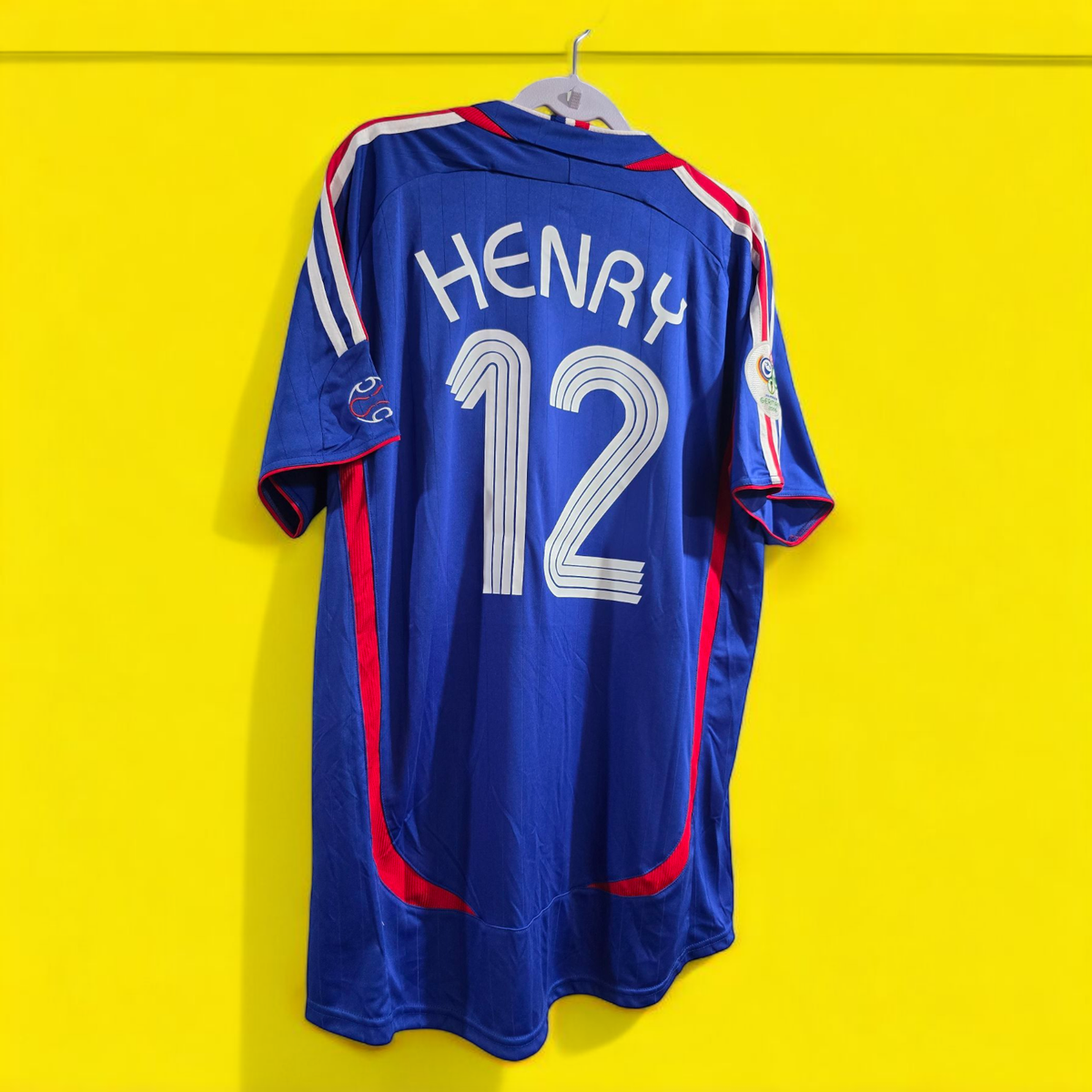 FRANCE HOME World Cup 2006 - Football Soccer - HENRY # 12 - 2XL