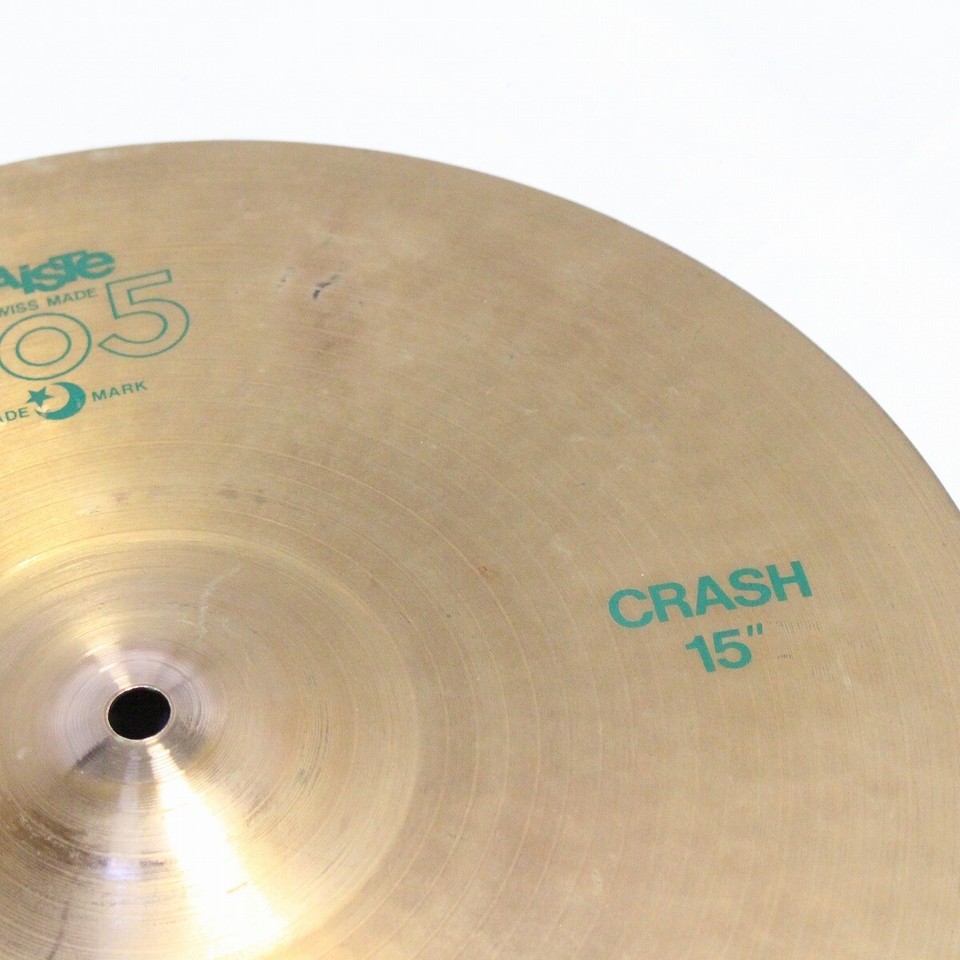 PAISTE 505 Crash 15inch 878g Paiste Crash Cymbal eBay
