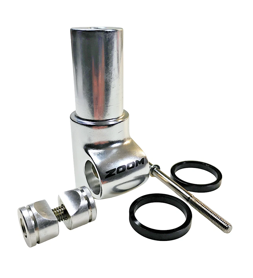 Zoom HeadsUp2 - 75mm extensão para direção prata 1-1/8 polegadas – SM2787 - Imagem 2 de 4