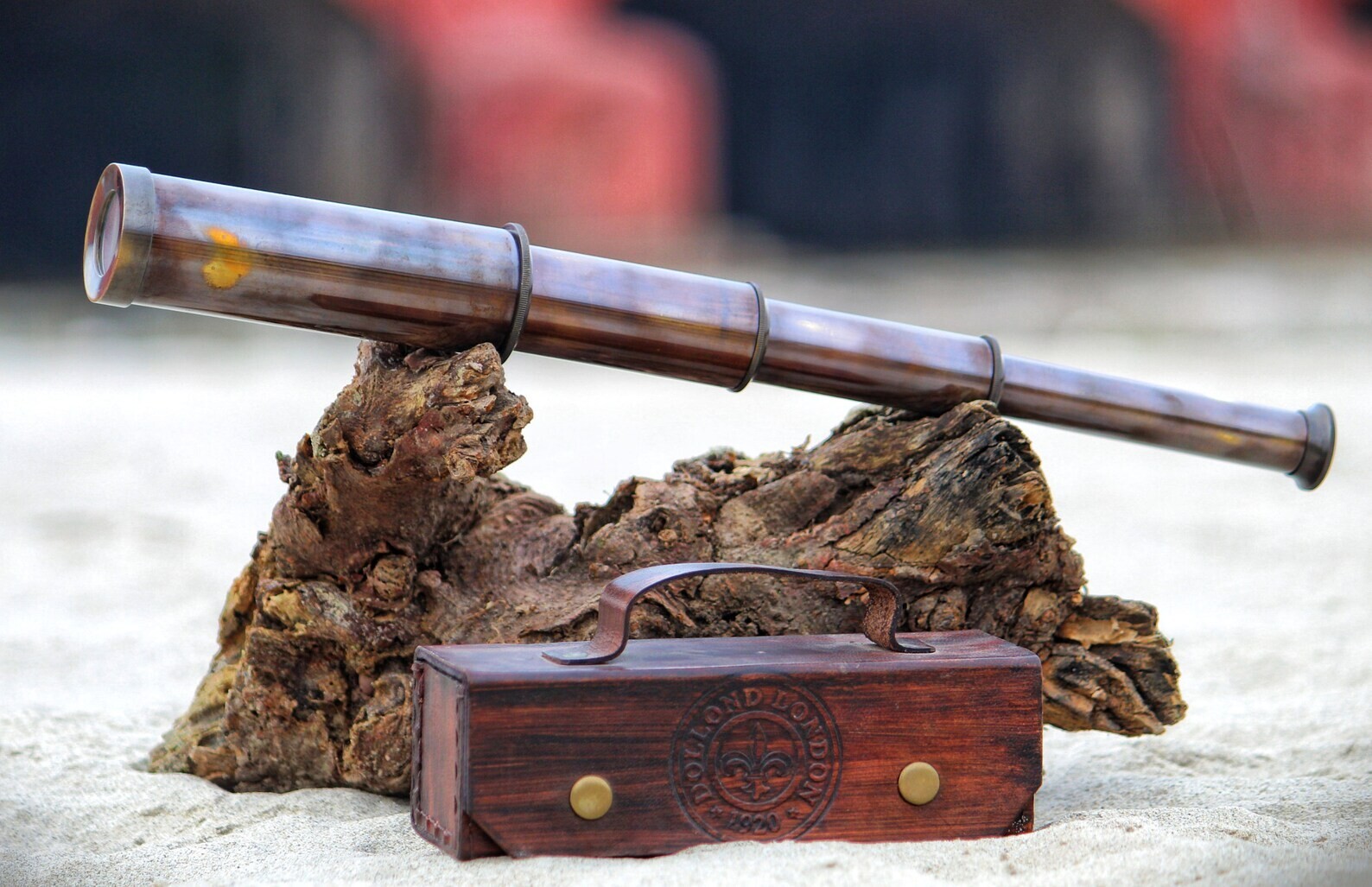 Handheld Spyglass Telescope, Handmade Nautical Custom Engraved Gift, Anniversary