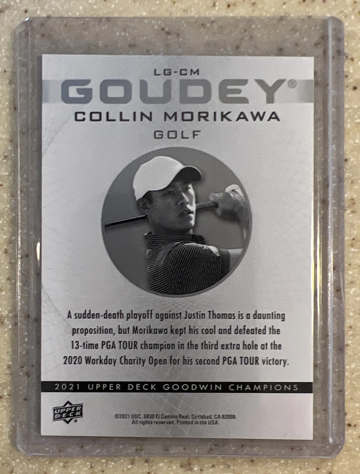 COLLIN MORIKAWA ⛳️RARE✨ROOKIE✨3D-LENTICULAR CARD UPPER DECK - Image 2 of 3