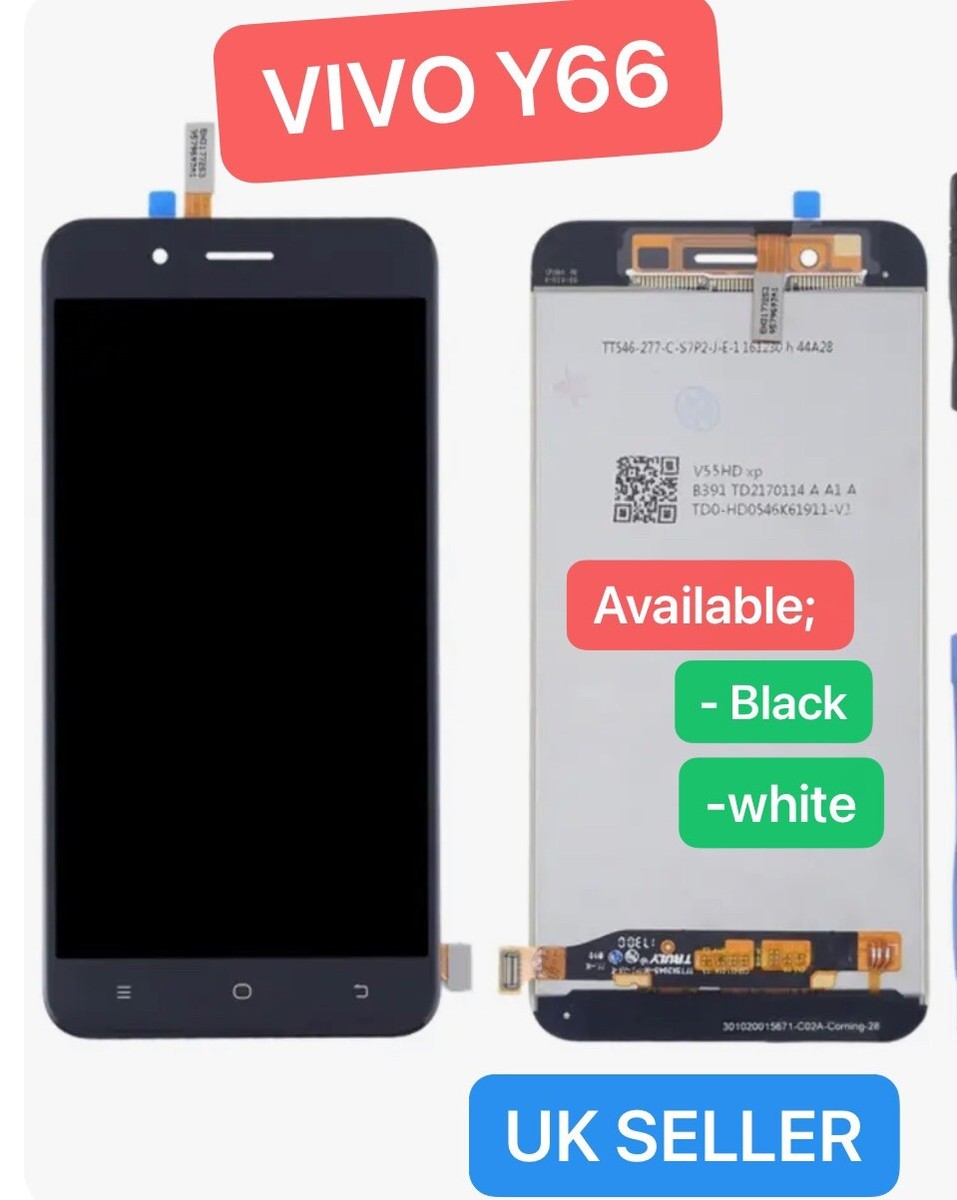 LCD Screen for Vivo Y66 with Digitizer Full Assembly (BLACK WHITE