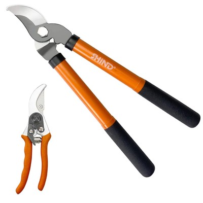 SHIND Bypass Lopper Lightweight and durable garden Clippers and Manual heavy-...