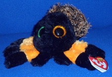 TY BEANIE BOOS - HAIRY the 6" HALLOWEEN SPIDER - MINT with  MINT TAGS