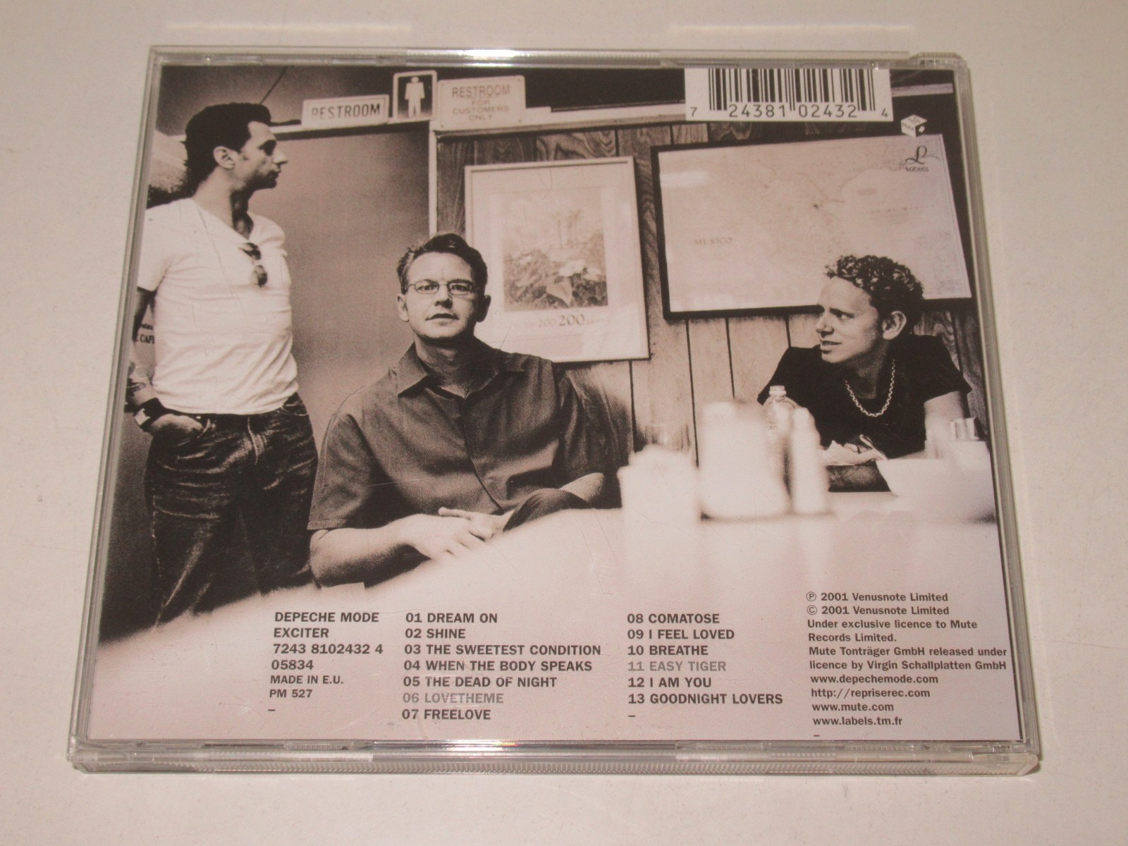 Depeche Mode/Exciter (Label 7243 8102432 4)CD Album eBay