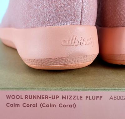 Allbirds Wool Runner Up Mizzle Fluff Calm Coral Boots Mens 8  display picture 3