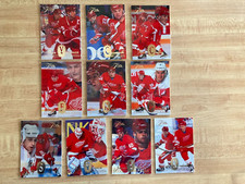 1994-95 Fleer Flair Detroit Red Wings Team Set (10 Cards) NrMt