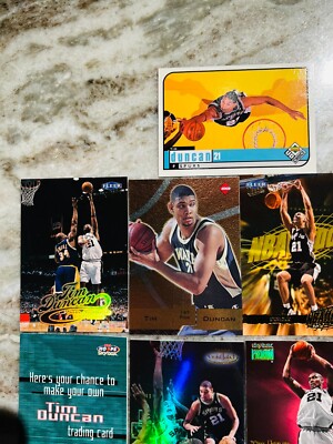 TIM DUNCAN 9 CARD 1990'S NBA BASKETBALL! SAN ANTONIO SPURS | eBay
