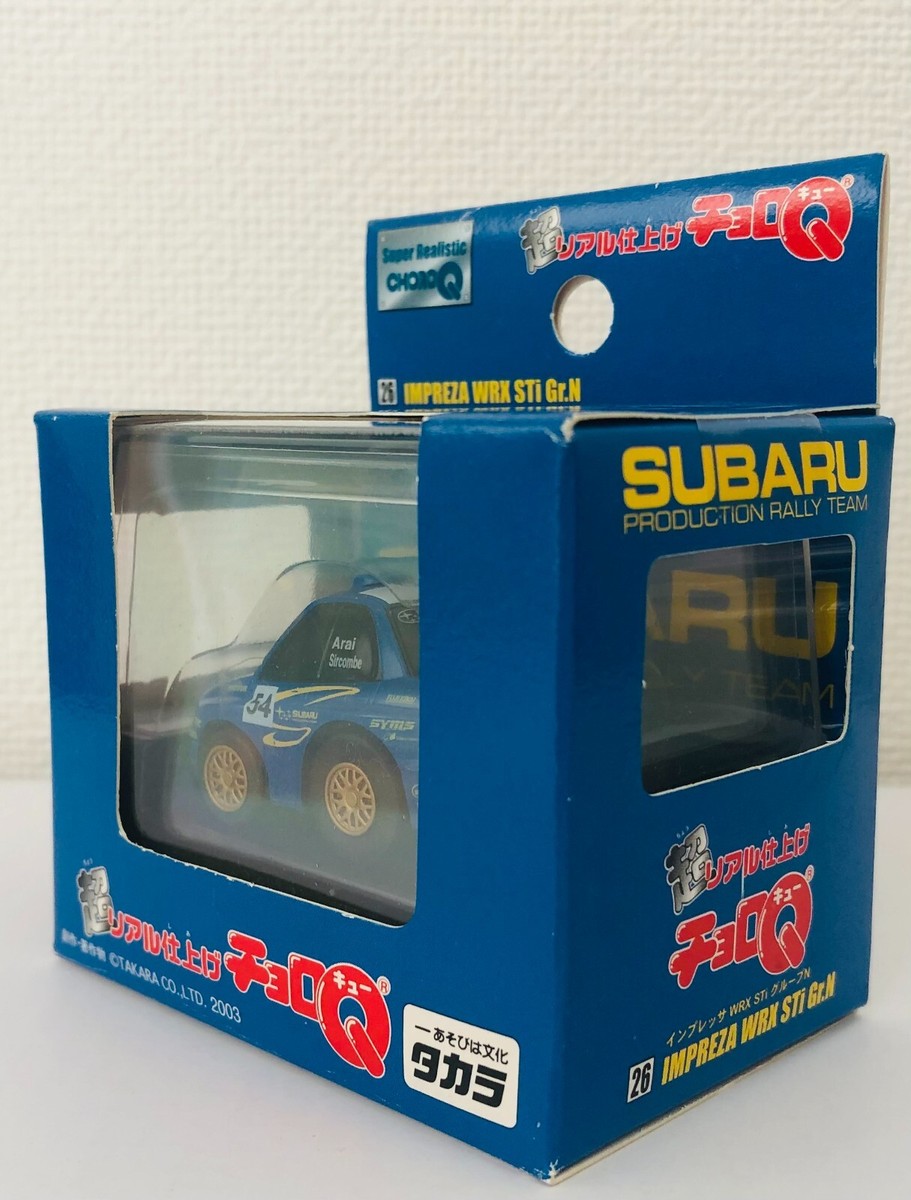 Choro Q SUBARU IMPREZA WRX STI GR. N Takara Super Realistic 2003