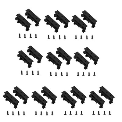 10 Set PCB DIN C45 Halterung Clips für industrielle elektronische Anwendungen