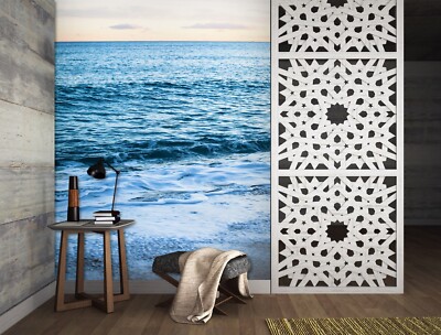 3D Ocean Foam E1894 Wallpaper Mural Paper Wall Print Indoor Murals CA Honey