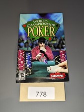World Championship Poker Sony PlayStation 2, 2004  MANUAL ONLY 