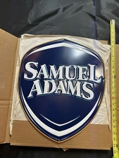 BRAND NEW Samuel Sam Adams Boston Lager Metal Beer Sign