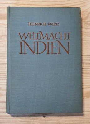 1951 World Power India Antique Book
