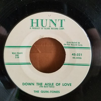 Quin Tones | Soul Girl Group 45 | Please Dear / Down The Aisle of Love Hunt 321