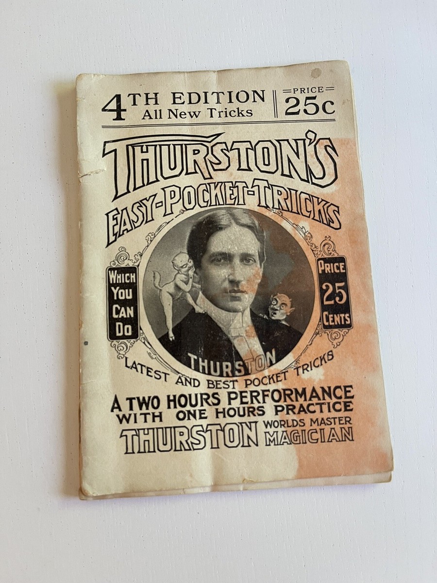 Howard Thurston–Thurstons Easy Pocket Tricks Book No. 4 (1915)