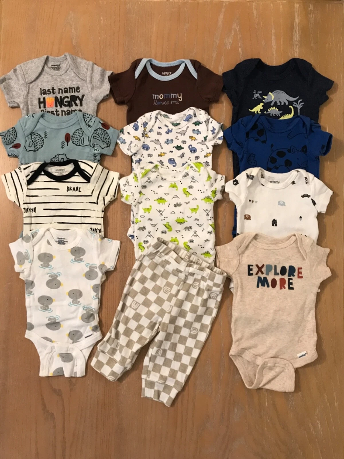 Carter's & Others Infant Boys Summer Clothing Lot of 12 Size Newborn