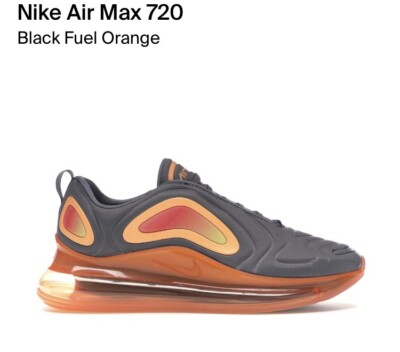Nike Air Max 720 GS Youth Gunsmoke Fuel Orange AQ3196 004  display picture 2