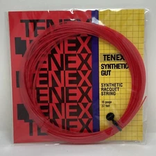 VTG TENEX Synthetic Gut Red 16 Gauge Length 37 Feet  Diameter 1.30mm 1980s Japan
