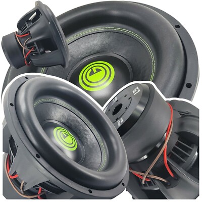 Warzone G7 15 Inch 4800 Watts Car Audio Subwoofer w/ 2 Ohm DVC