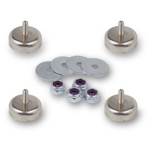 Holley Race / Rally HydraMat Fuel Tank Magnet Install Kit (16-203) 4-40 Magnets