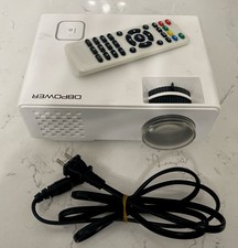 DBPOWER Projector RD-810 Mini LED Video Projector 1080P - Used