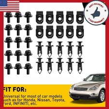 Body Bolt U-nut Clips M6 Engine Cover Splash Undertray Shield Guard For Toyota