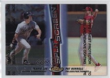 1999 Topps Finest Split Screen Refractor Right Travis Lee Pat Burrell #SS14 gb9
