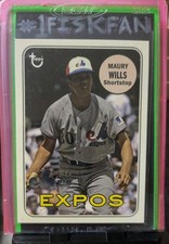 MAURY WILLS - 2019 Topps Archives #MTL-MW 50th Anniversary of the Montréal Expos