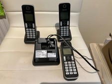 Panasonic KX-TGJ320E DECT Cordless Telephone Answering Machine Triple Handset