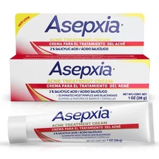 Asepxia Acne Spot Treatment Cream for Pimples and Blackheads with 10% Benzoyl