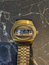 Vintage Uhr Enicar 173-01-01 Jump Hour (ca. 70er Jahre) Läuft einwandfrei