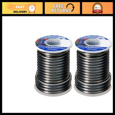 2 Pack 60/40 Solder 1lb Spool for Glass Projects, Jewelry Making Crafts