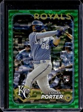 Logan Porter 2024 Topps #666 Rookie Green Foil /499