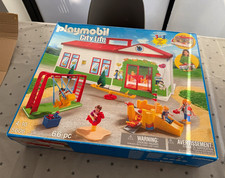 PLAYMOBIL 5606 School Playground Age 4-10 years + Ballpool set 5572