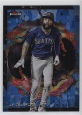 2024 Topps Finest Rare Sky Blue Refractor 12/150 JP Crawford #254 0bt4