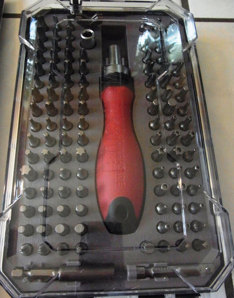 Parkside Ratchet Screwdriver & Bit Set - 115 Piece Set Ratschen Schraubendreher-image