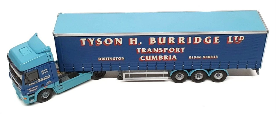 Corgi 1/50 Scale CC13603 - DAF CF Curtainside (Tyson H. Burridge Ltd) Blue - Bild 4 von 4