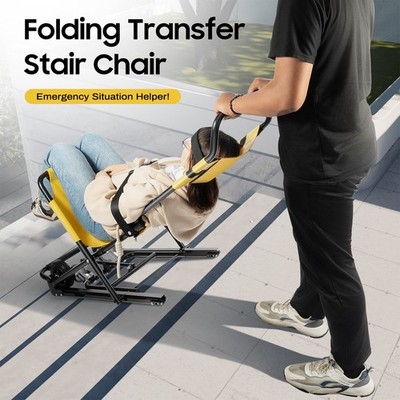 Portable Foldable Stair Lift Chair Elevator Stair Lifting Climbing Wheelchair