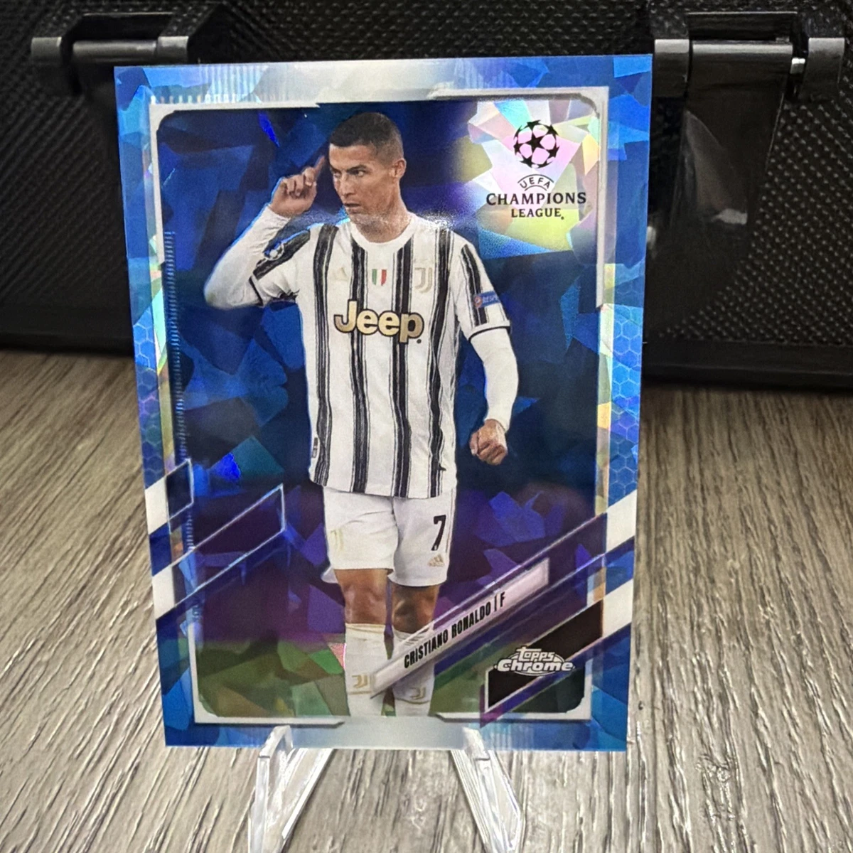 2020-21 Topps Chrome UCL Sapphire Edition Cristiano Ronaldo #100
