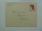 Guernsey First day cover  from 1940 with bisected SG 465 George VI