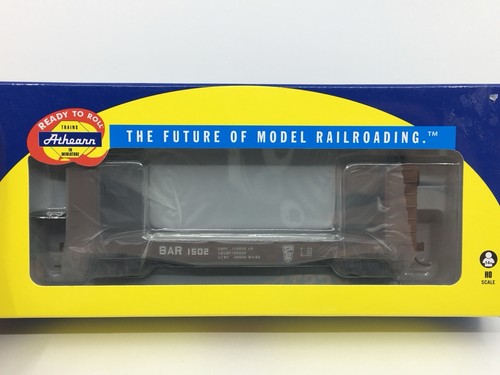 HO Athearn RTR 81492 Bangor & Aroostook 40’ barra plana para coche madera pulpa #1502 | Condition: Used