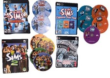 The Sims 2 PC CD Deluxe Edition Bundle Expansion Packs Games With Manuels Clean