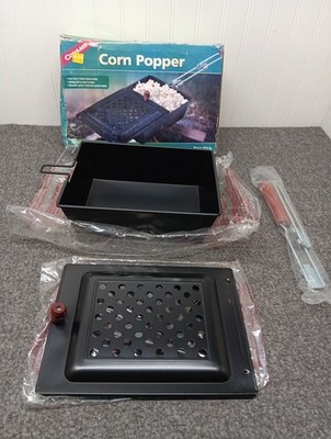 Coghlan's Campfire Corn Popper Non-Stick Popcorn Maker NEW Camping Fire Pit