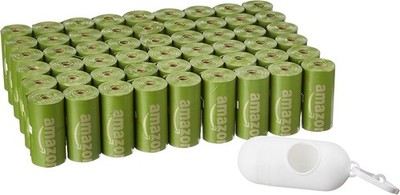 Premium Leak Proof Dog Poop Bags with Dispenser and Leash Clip Brazilian Mango