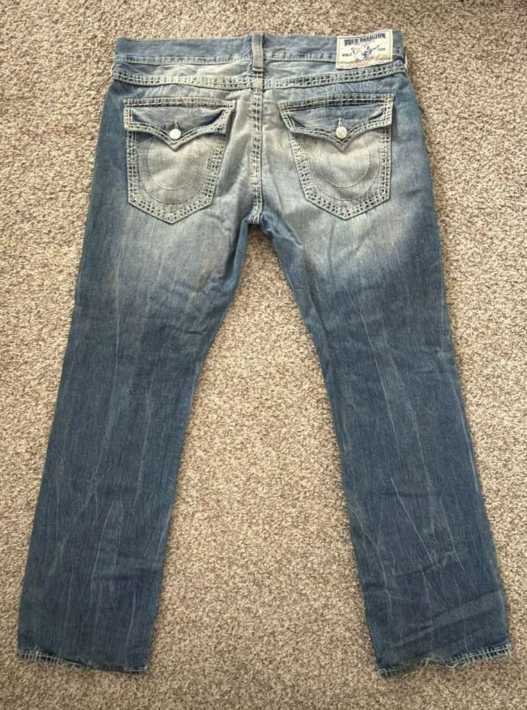 True Religion Big T Super T Straight Jeans - Size 38 thumbnail 3