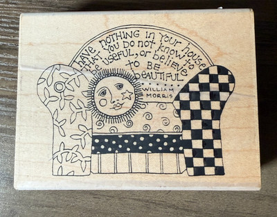 Paula Best ~ 998-D Chair   ~ Rubber Stamp C9
