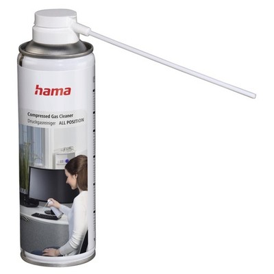 Hama Druckluftspray Druckgasspray 125ml Universal Druckluft-Reiniger m. Röhrchen