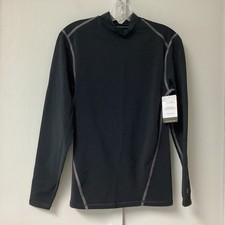 NEW Champion Power Core Warm Compression Long Sleeve Mock Neck Top Size S Black